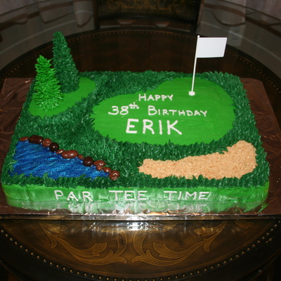 Golf Birthday Cake