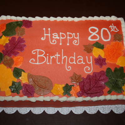 Autum 80Th Birthday