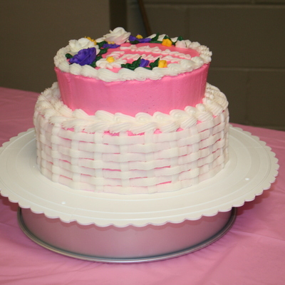 Baby Shower Basket Weave