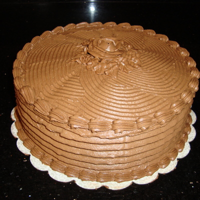 Peanut Butter Cake With Chocolate Buttercream