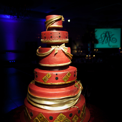 Nigerian Themed Wedding Cake