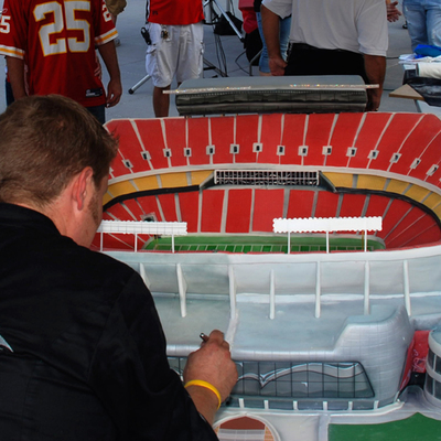 Kansas City Chiefs Opening Night Stadium Replica Cake!