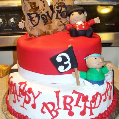 Pirate Birthday Cake