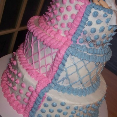 Twin Shower Cake