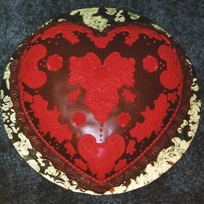 Chocolate Puffed Heart
