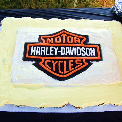 Harley Cupcake Cake