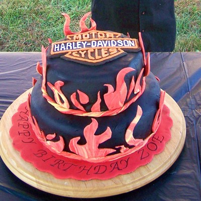 Harley Davidson Cake