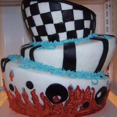 First Topsy Turvy Cake