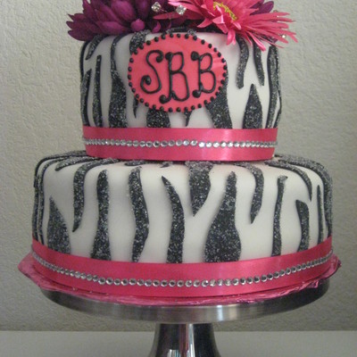 Zebra Print Cake