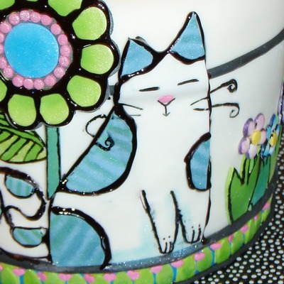Groovy Cat Cake