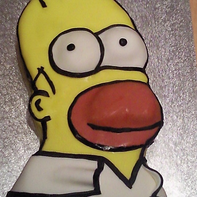 Homer Simpson Cake
