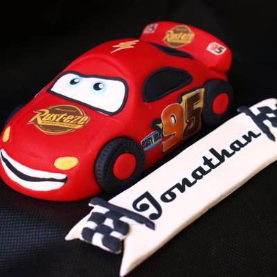 Lightning Mcqueen Cake Topper
