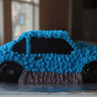 3 D Car Cake