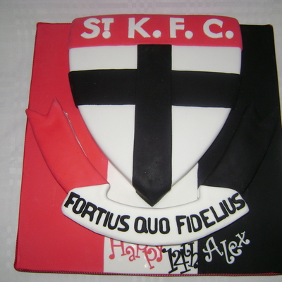 St. Kilda Footy Cake