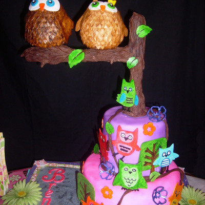 Owl Cake