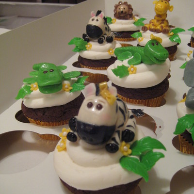 Safari Animal Cupcakes