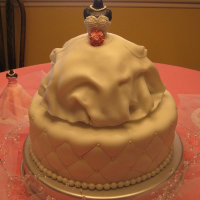 Bridal Shower Dress Cake