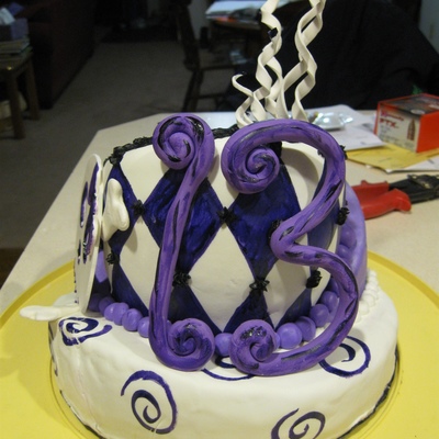 First Topsy Turvy Cake.