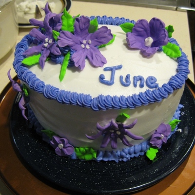 Purple Flower Cake