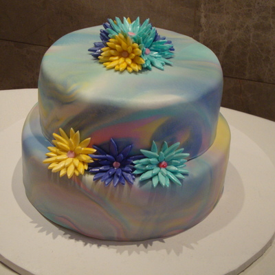 Tie Dyed Cake