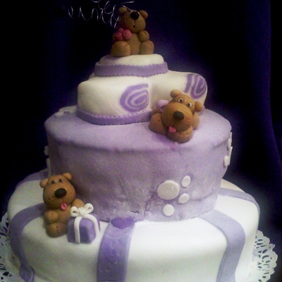 Sharpei Birthday Cake