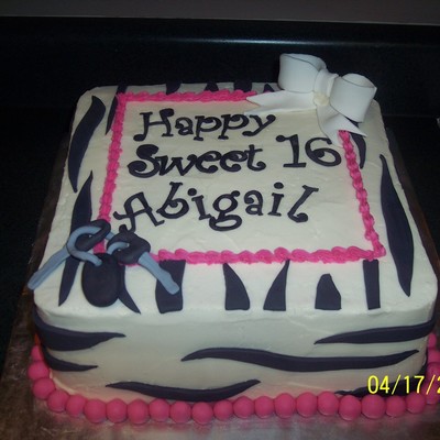 Zebra Sweet 16