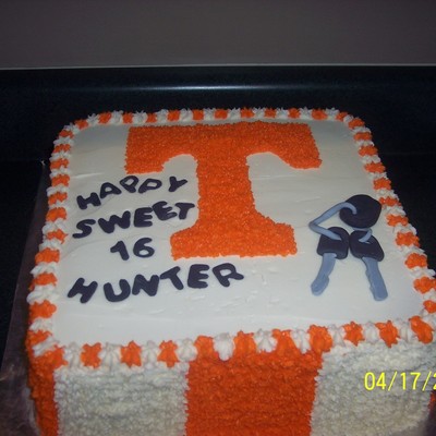 Ut Sweet 16 Cake