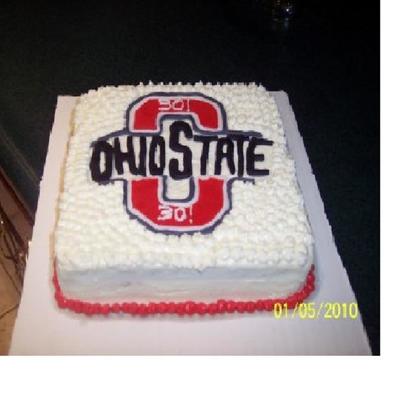 Ohio State Cake