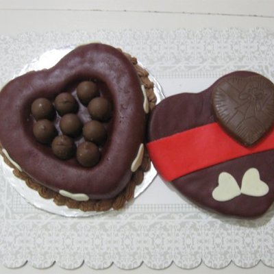 Valentine's Candy Box Cake