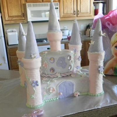 4Th Birthday Princess Castle Cake