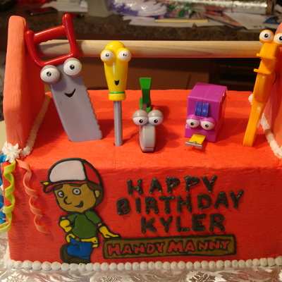 Handy Manny Birthday Cake