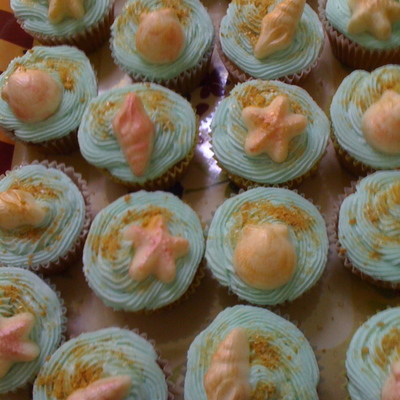 Seashore Cupcakes
