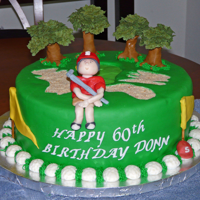 Golf Birthday Cake
