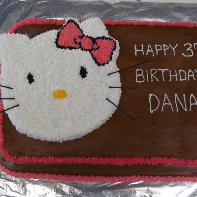 Hello Kitty Birthday Cake