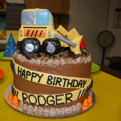 Bulldozer Cake