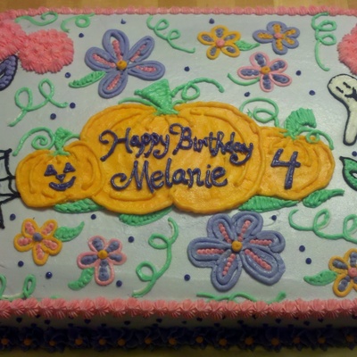 Halloween Birthday Cake