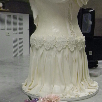 Victorian Rose Wedding Dress