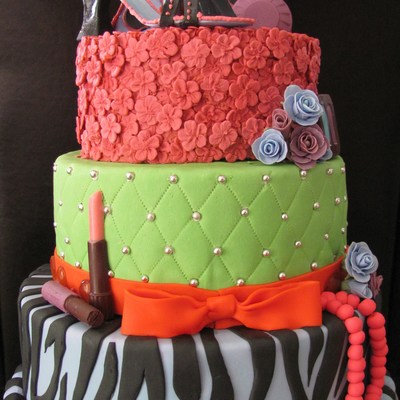 Amber's 9Th Birthday Fashion-Ista Cake