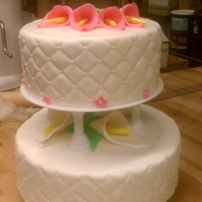 Calla Lily Wedding Cake