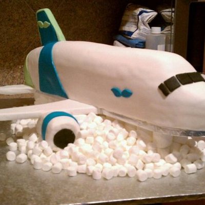 Cargo Airplane Birthday Cake