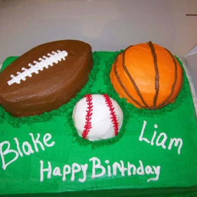 Sports Birthday Cake