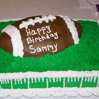 Football Birthday Cake