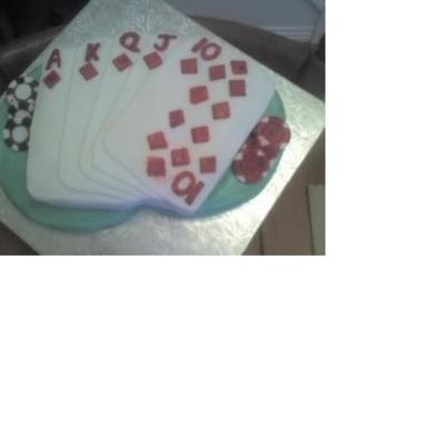 Casino Poker Cake