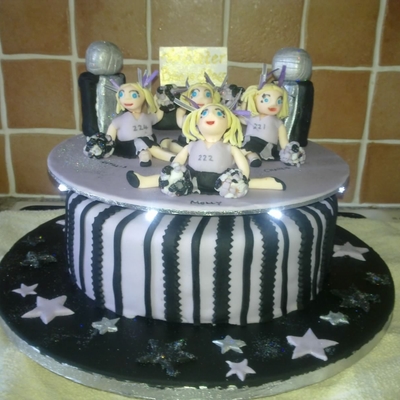 Cheerleader Cake