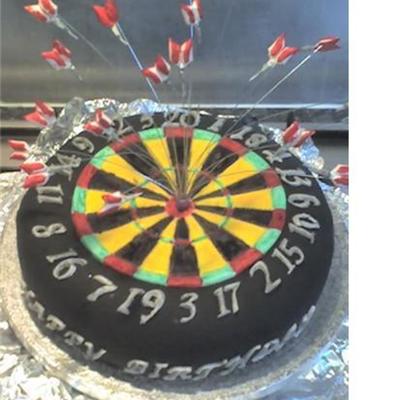 Dartboard Cake