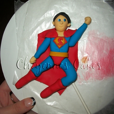Gumpaste Superman Figure