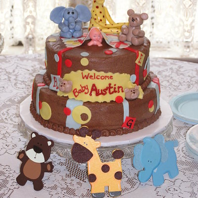 Animals, Blocks, And Quilt- Baby Shower