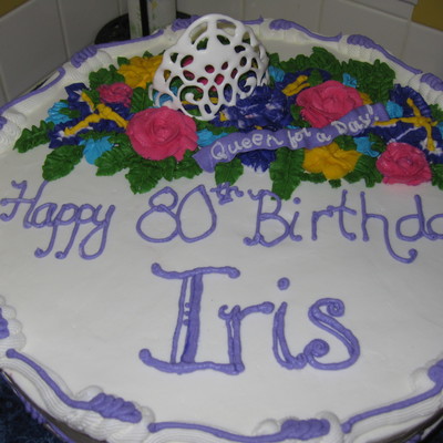 Floral 80Th Birthday!