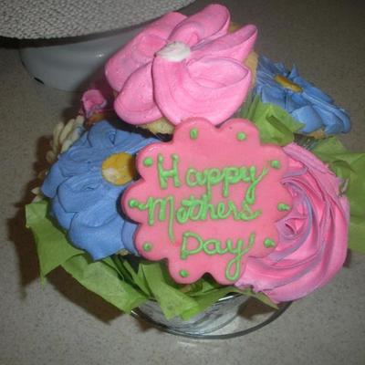 Mothers Day Cupcake Bouquet