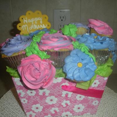 Mothers Day Cupcake Bouquet